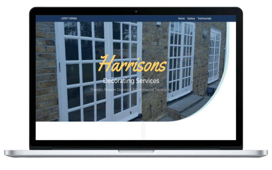 Harrison’s Decorating: Professional Trade Website